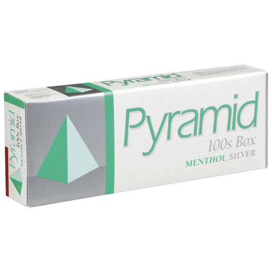 [40142] PYRAMID MENTHOL SILVER BOX 100