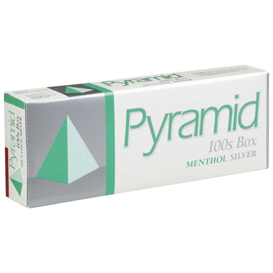 [40142] PYRAMID MENTHOL SILVER BOX 100