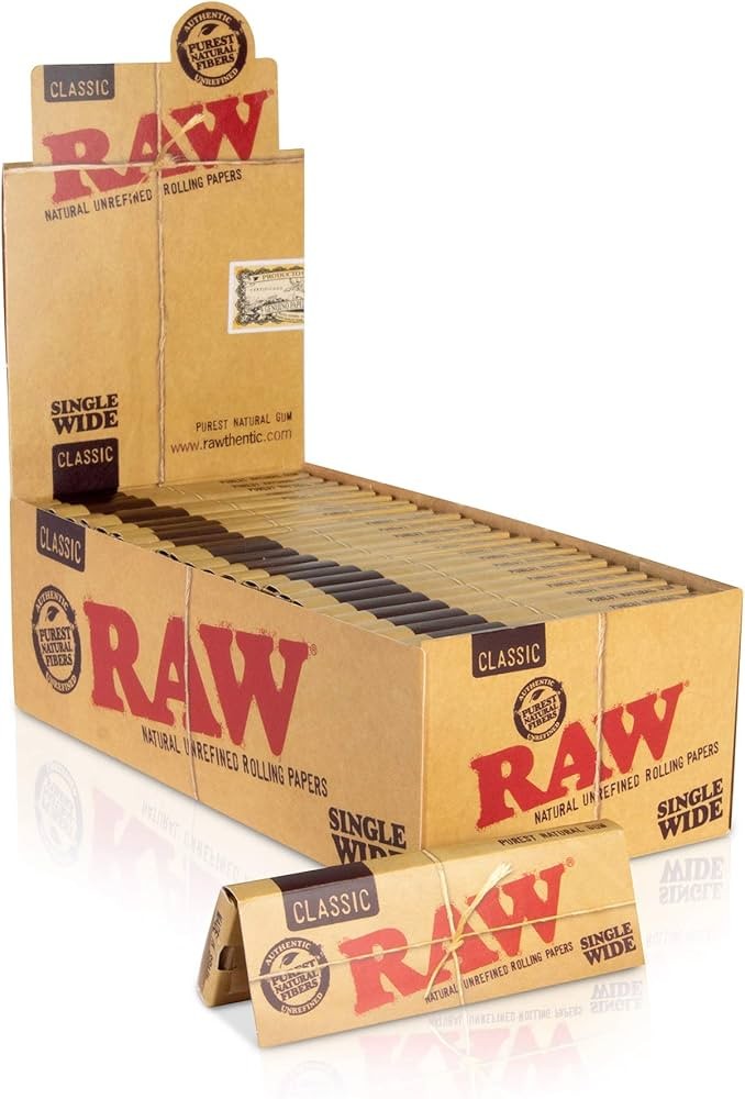 RAW PAPER CLASSIC 25CT SINGLE WIDE DOUBLE