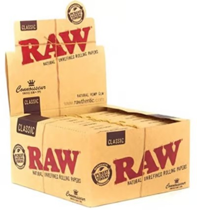 RAW PAPER CLASSIC CONNOISSEUR 24CT KING SLIM W/TIP