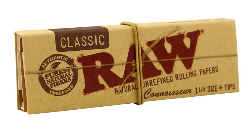 RAW PAPER CLASSIC CONNOISSEUR W/TIP 1.25"