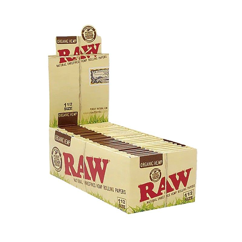 RAW PAPER ORGANIC 25CT 1.50"