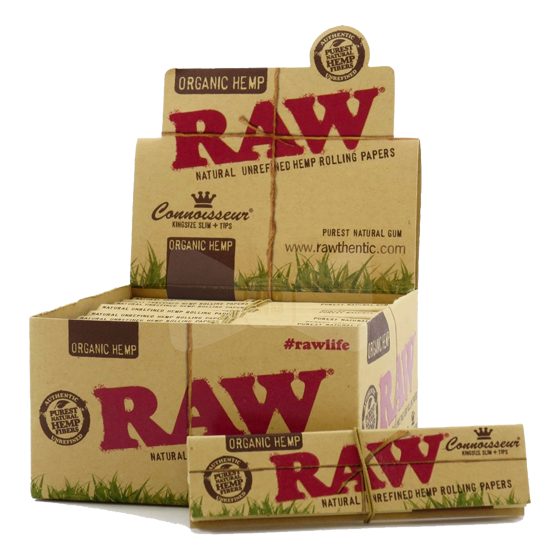 RAW PAPER ORGANIC 50CT KING SLIM