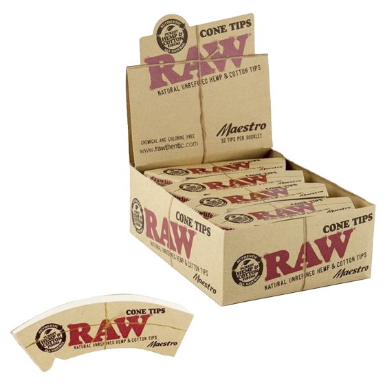 RAW TIPS 24CT CONES MAESTRO