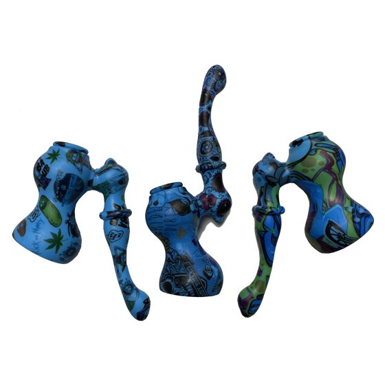 SILICONE WP 8" 5CT BUBBLER DESIGN