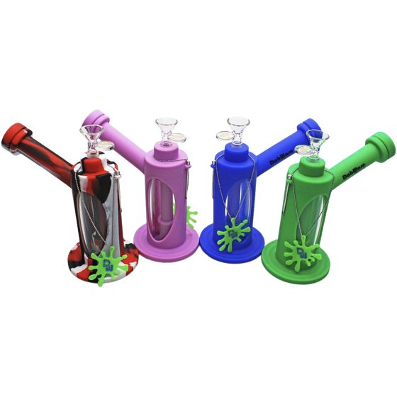 SILICONE WP 8" BUBBLER PLAIN COLOR