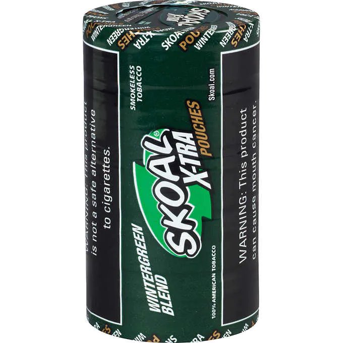 [1121] SKOAL XTRA POUCH WINTERGREEN