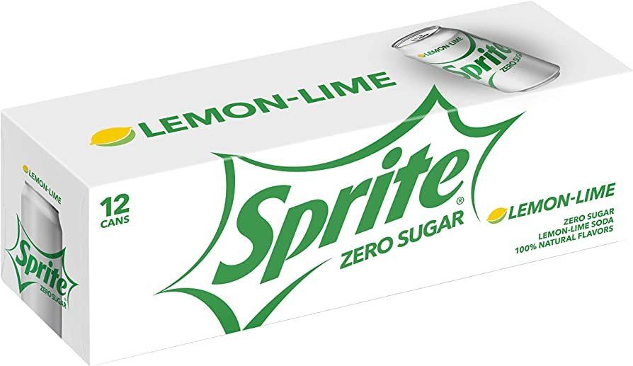 SPRITE ZERO 12 PACK CANS