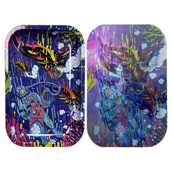 [17316] 3D HOLOGRAPHIC TRAY 10X7 MANTA DAZED
