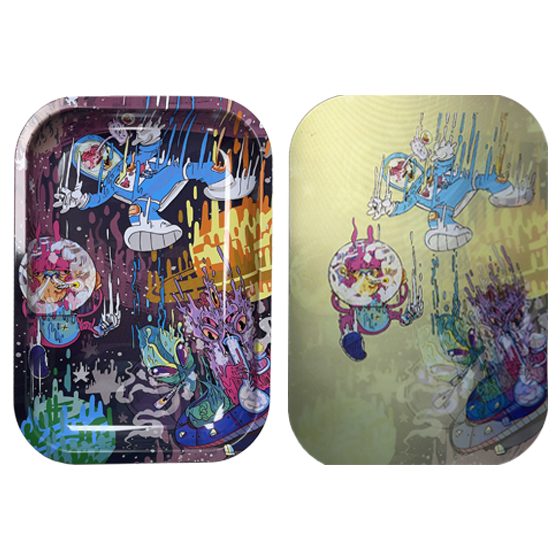 [17317] 3D HOLOGRAPHIC TRAY 10X7 SPACE TRIPPY