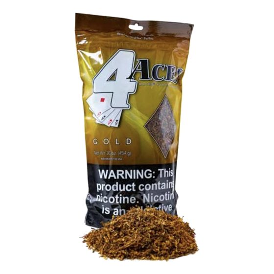 4 ACES PIPE TOBACCO 16OZ GOLD
