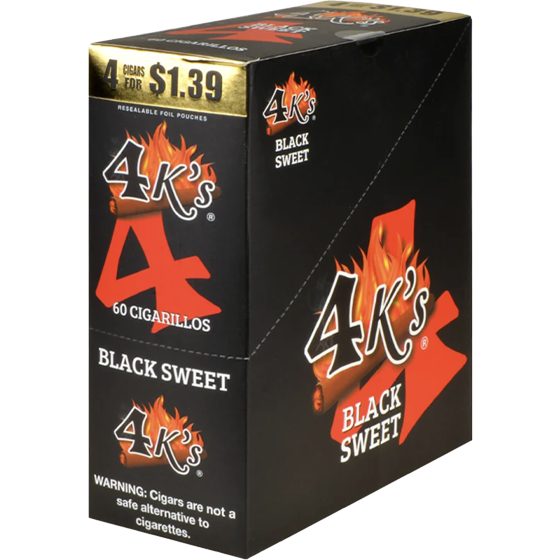 [26509] 4K'S 15CT 4/$1.39 BLACK SWEET