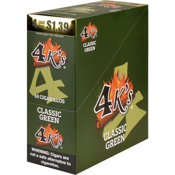 [26506] 4K'S 15CT 4/$1.49 CLASSIC GREEN
