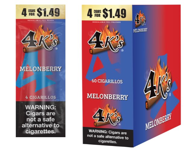 [26507] 4K'S 15CT 4/$1.49 MELONBERRY