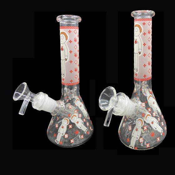8" WP RM GLOW IN DARK RED