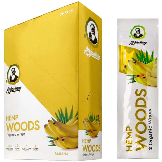 [27016] AFGHAN HEMP WOOD 25CT BANANA