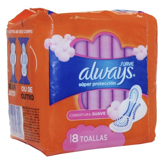 [23792] ALWAYS 8CT SOFT W/WINGS (IMP)