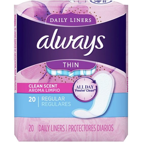[24235] ALWAYS THIN 20CT REG SCENTED