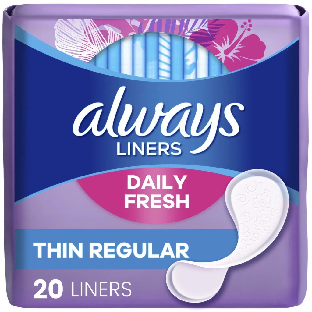 [24237] ALWAYS THIN 20CT REG UNSCENTED