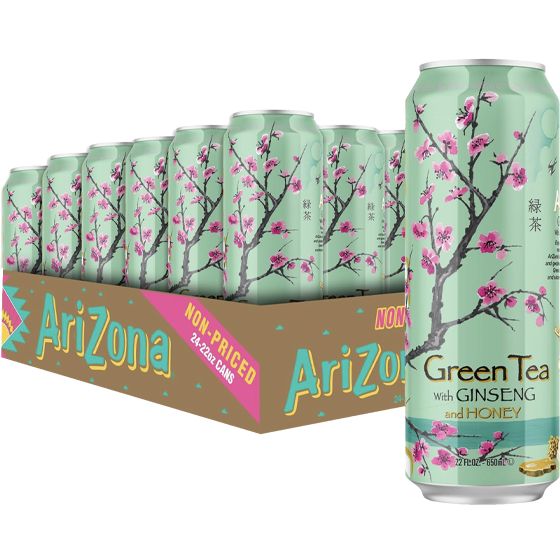 [29113] ARIZONA 24CT 22FL OZ GREEN TEA GINSENG HONEY