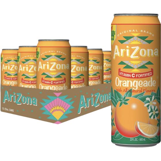 [29163] ARIZONA 24CT 22FL OZ JUICE ORANGEADE