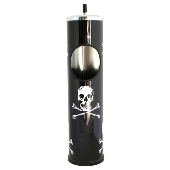 [20092] ASHTRAY FUJIMA 1CT FLORAL EYE SKULL