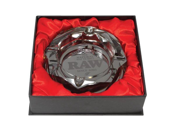 ASHTRAY RAW 6" CLASSIC GLASS