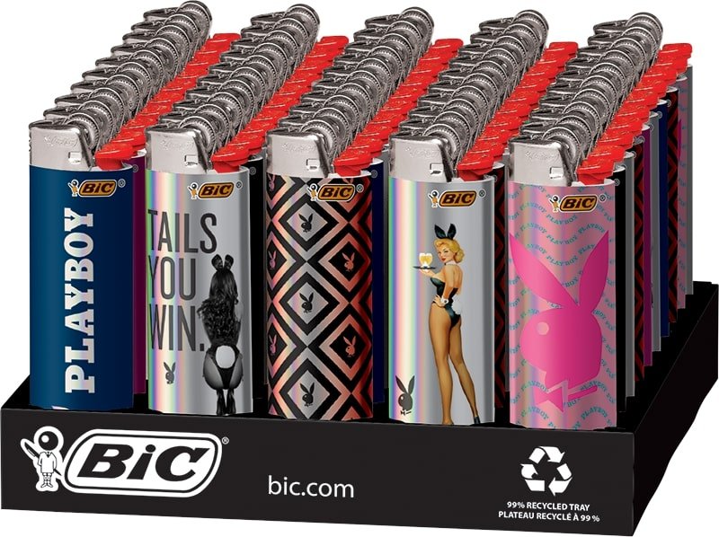 [20516] BIC LIGHTER 50CT PLAYBOY HOLOGRAM