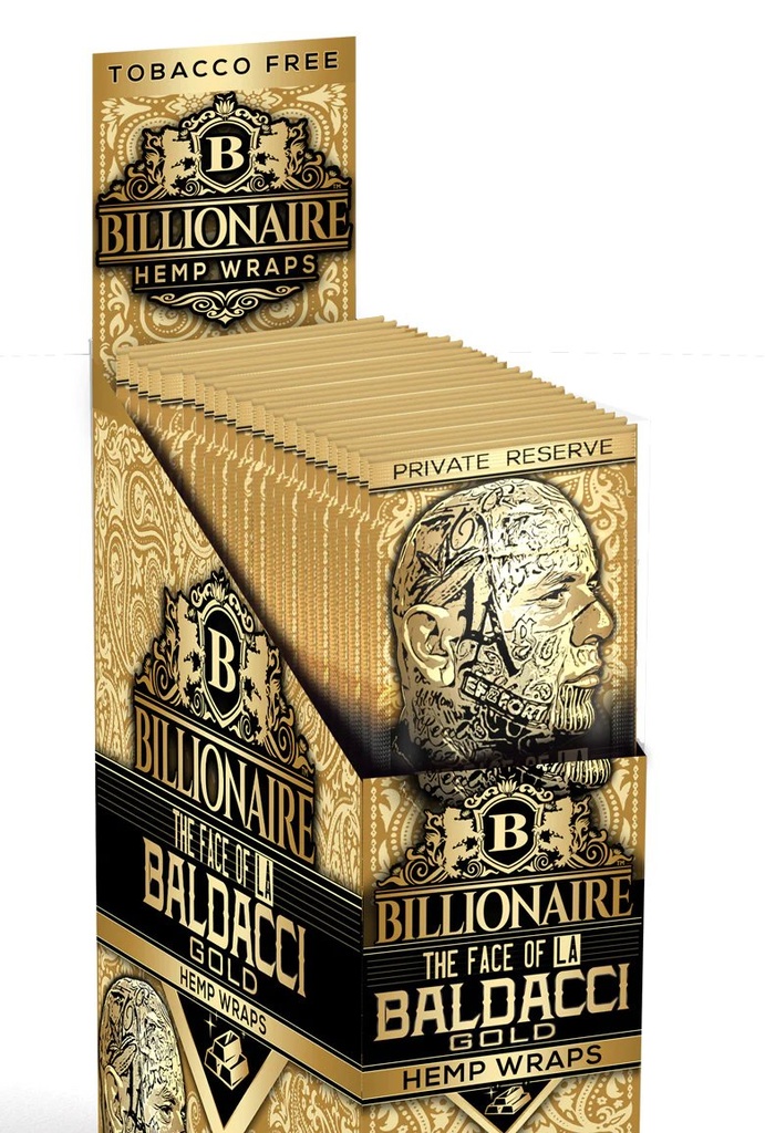 BILLIONAIRE WRAPS 25CT BALDACCI GOLD