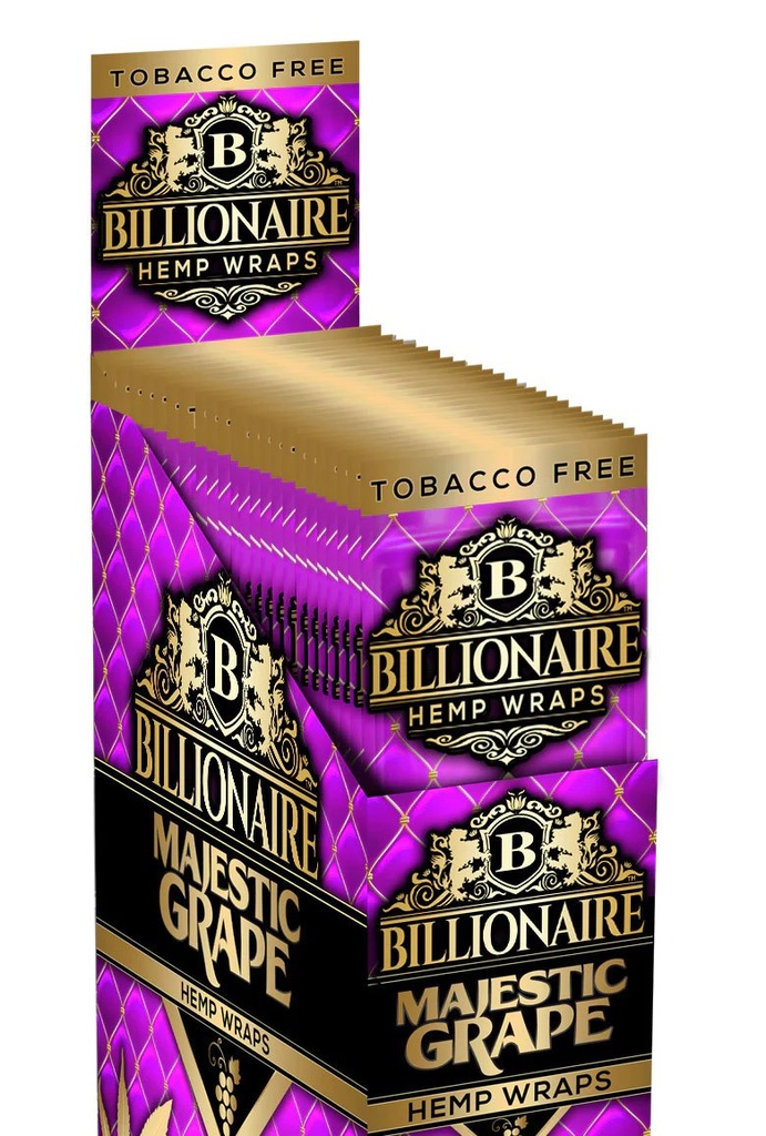 [27059] BILLIONAIRE WRAPS 25CT MAJESTIC GRAPE