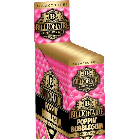 [27065] BILLIONAIRE WRAPS 25CT POPPIN BUBBLEGUM