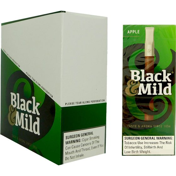 [20020] BLACK & MILD 25CT PT APPLE
