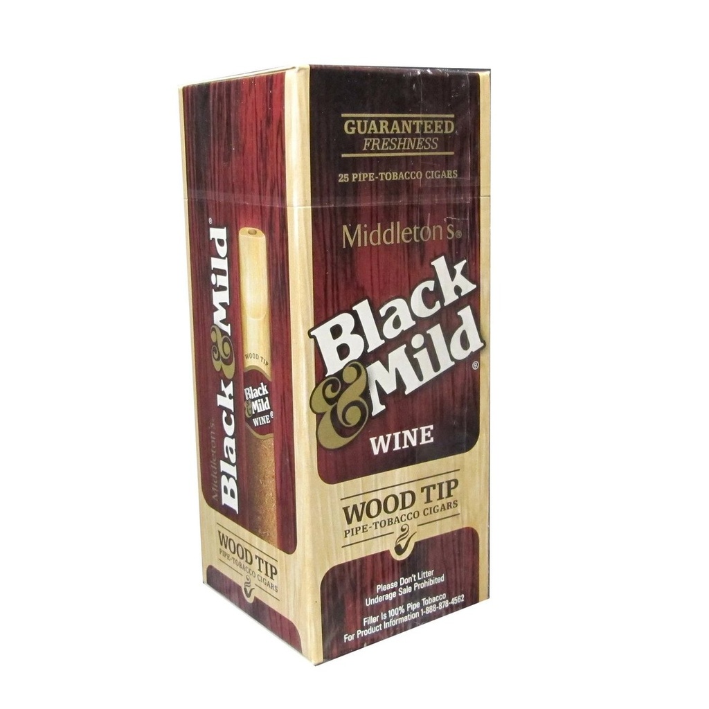 [20505] BLACK & MILD 25CT WT WINE
