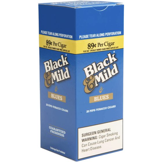 [20037] BLACK & MILD 25CT $.89 PT BLUES
