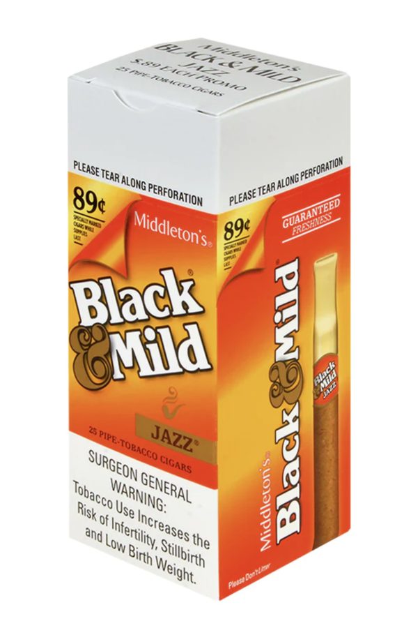 [25177] BLACK & MILD 25CT $.89 PT JAZZ