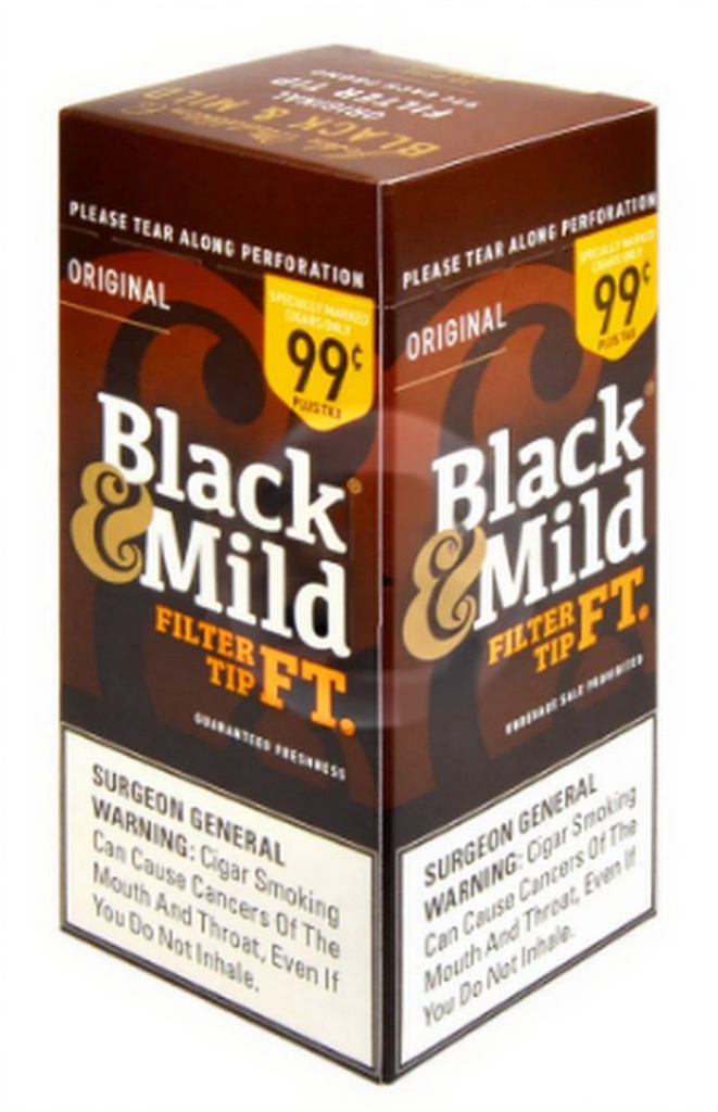 [23168] BLACK & MILD 25CT $.99 FILTER TIP ORIGINAL