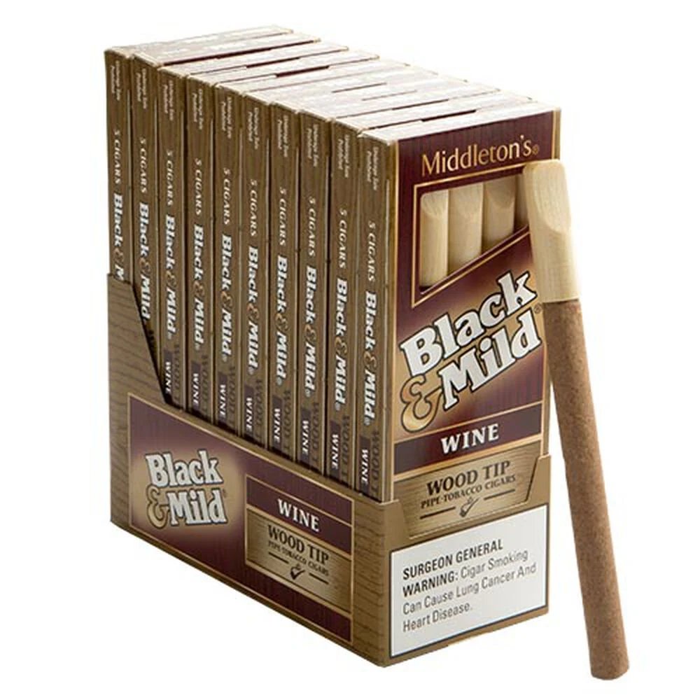 [20495] BLACK & MILD 50CT WT WINE