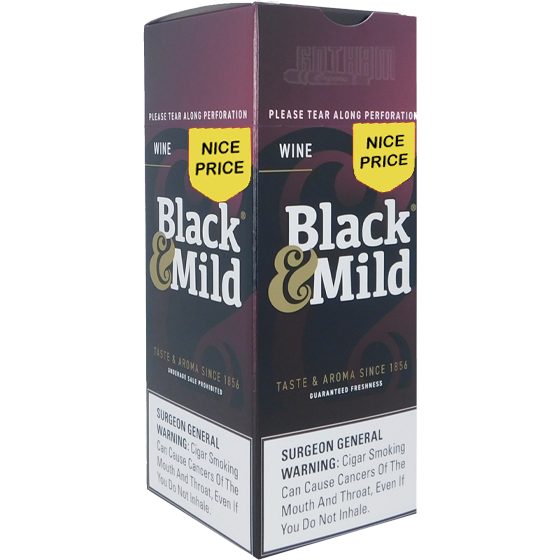 [19021] BLACK & MILD NICE PRICE 25CT PT WINE