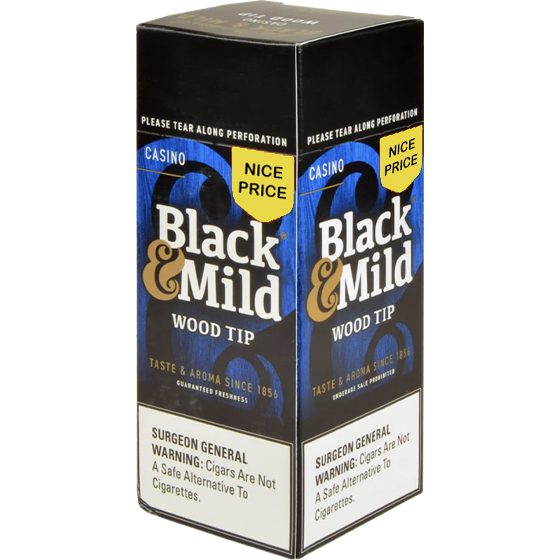 [19016] BLACK & MILD NICE PRICE 25CT WT CASINO