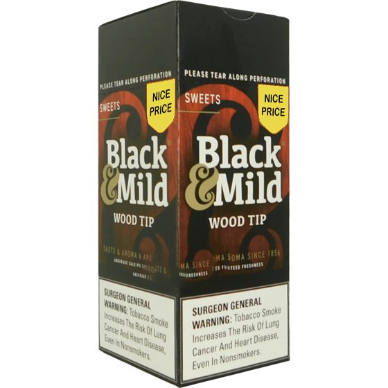 [19020] BLACK & MILD NICE PRICE 25CT WT SWEET