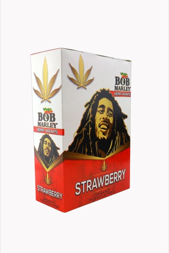 BOB MARLEY WRAP 25CT STRAWBERRY