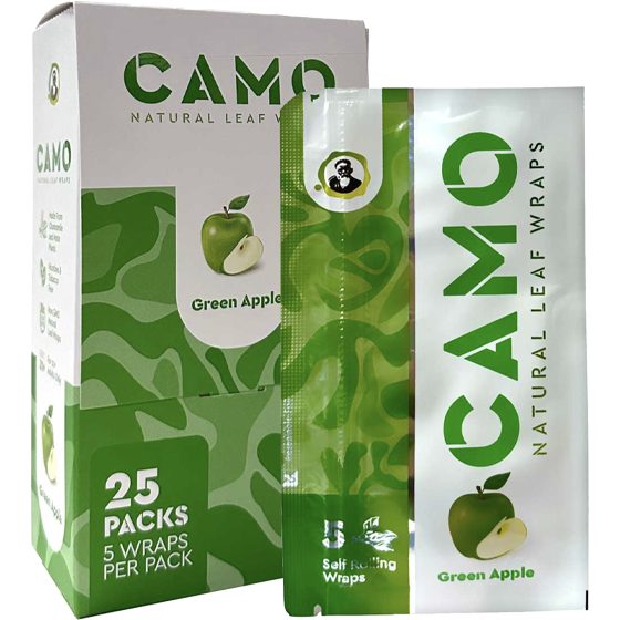 [24336] CAMO WRAPS 25/5CT GREEN APPLE