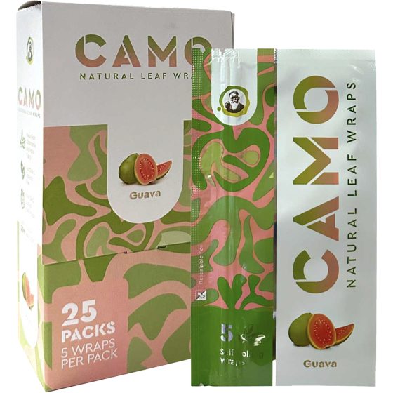 [24338] CAMO WRAPS 25/5CT GUAVA