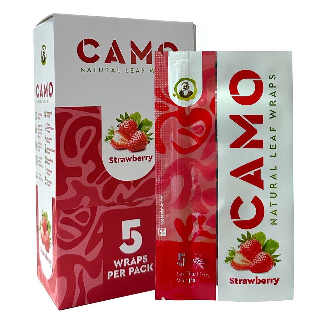 [24719] CAMO WRAPS 25/5CT STRAWBERRY