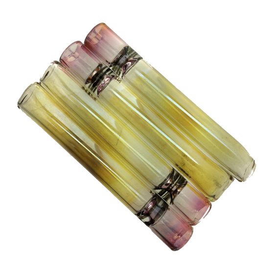 CHILLUM 3" GOLD FUMED