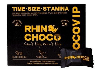 CHOCO VIP 12CT RHINO CHOCO BLACK BOX