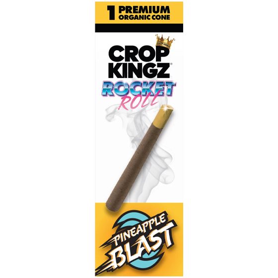 [24497] CROP KINGZ ROCKET ROLL 15CT PINEAPPLE