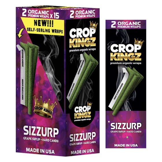 [23808] CROP KINGZ WRAPS 15/2CT SIZZURP