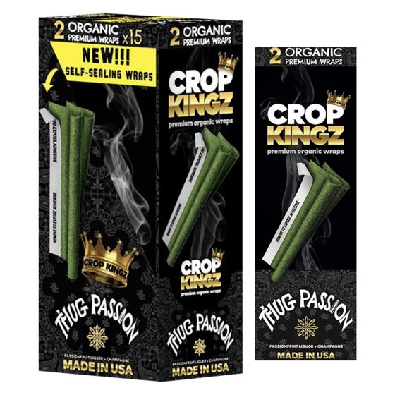 [23809] CROP KINGZ WRAPS 15/2CT THUG PASSION
