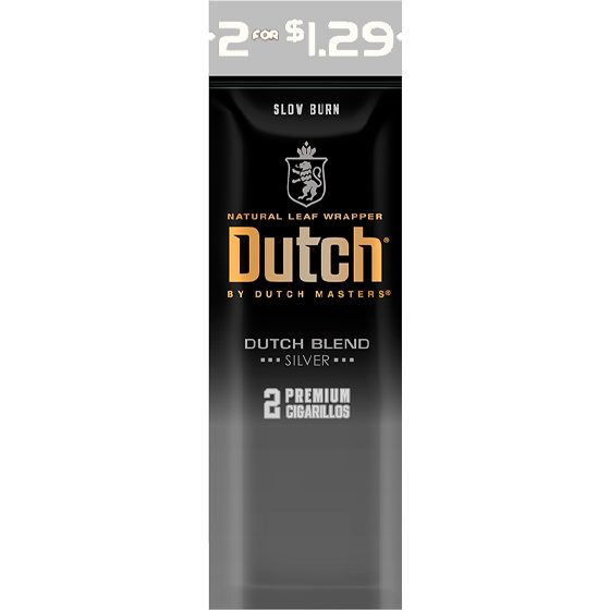 [24829] DUTCH 30CT 2/$1.29 DUTCH BLEND SILVER